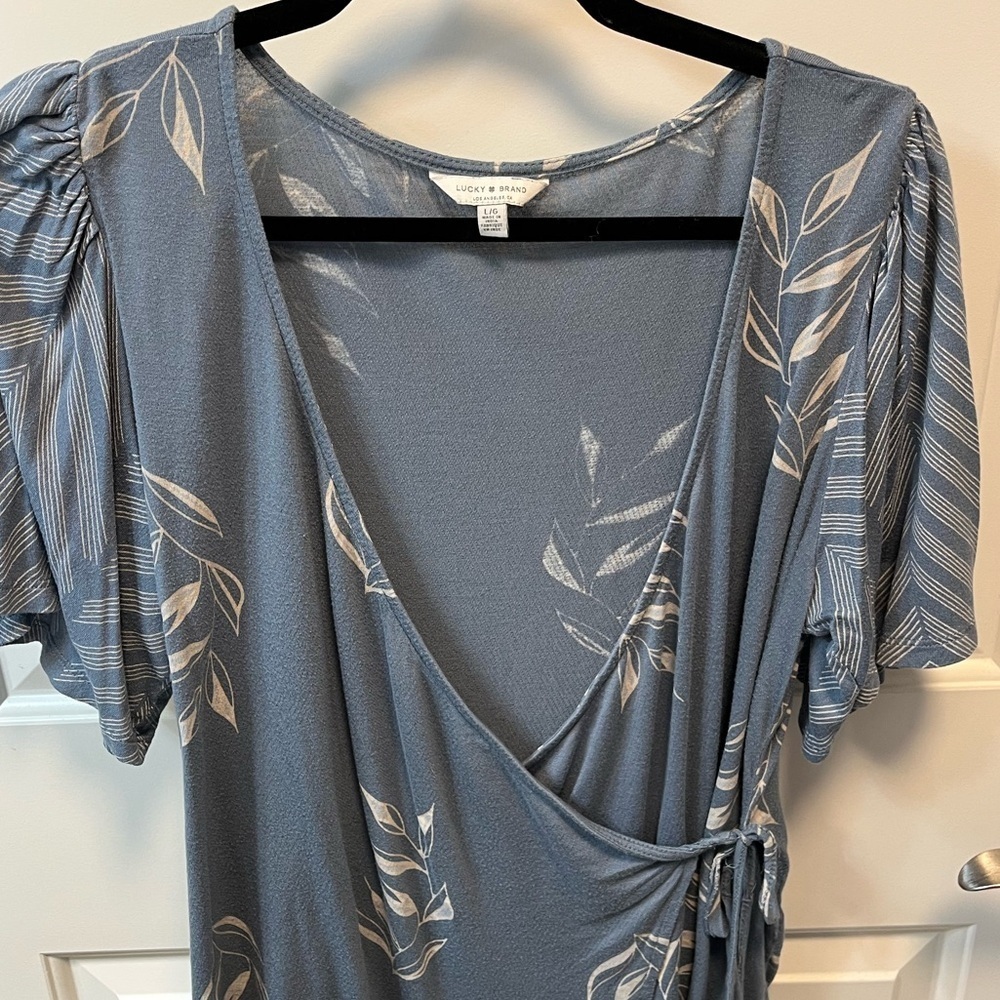 Lucky Brand Wrap Blouse - Picture 2 of 6
